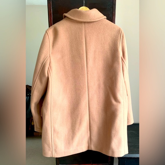 Gap beige pea coat. Size large. - Picture 2 of 3